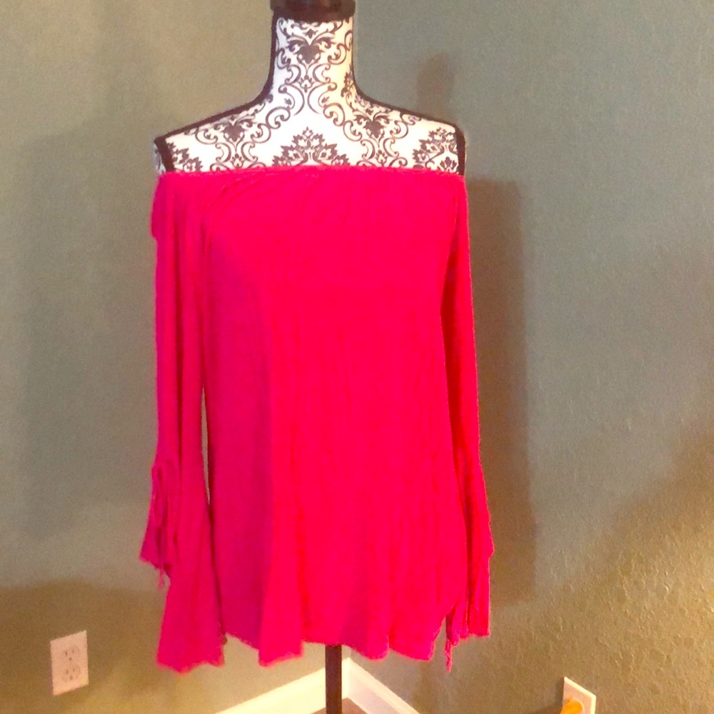 “2 B together”  bell sleeve shirt